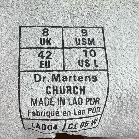 New Dr. Martens Church Smooth Leather Monkey Boots - Picture 11 of 12